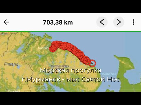 Видео: 700км на лодке по морю из Мурманска до мыса Святой Нос