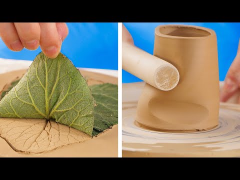 Видео: УДИВИТЕЛЬНЫЕ ПОДЕЛКИ ИЗ ГЛИНЫ II КРУТЫЕ ТВОРЧЕСКИЕ ЛАЙФХАКИ