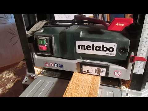 Видео: Вся правда о рейсмусе Metabo DH 330