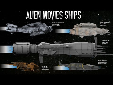 Видео: 10 самых больших/быстрых космических кораблей вселенной ксеноморфов