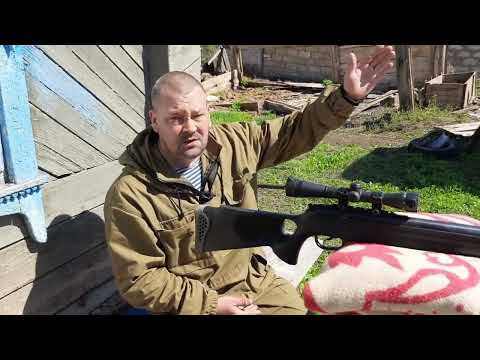 Видео: охота с пневматикой Хатсан — 125 как она есть. ( первая часть )
