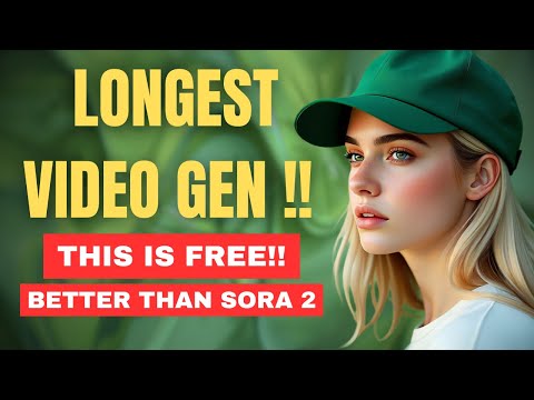 Видео: Самая длинная генерация видео с помощью ИИ уже здесь, БЕСПЛАТНО И БЕЗ ОГРАНИЧЕНИЙ