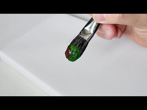 Видео: Как рисовать кота в кустах роз / Акриловая живопись
