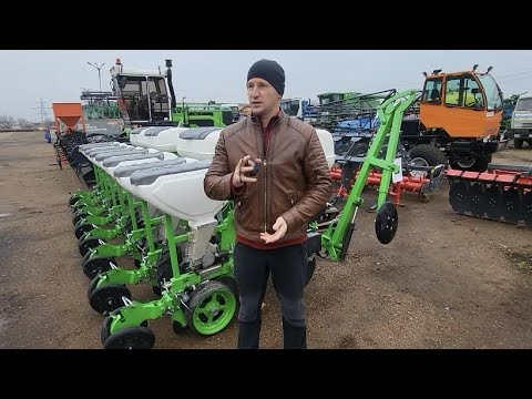 Видео: Самая красивая пропашная сеялка ДИАНА,  сеялка точного высева