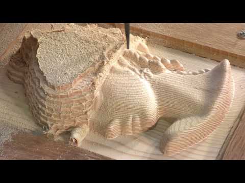 Видео: Фрезерный станок с ЧПУ МОЖЕТ сделать 3D-резку за 25 000 долларов. #МОЙ КАНАЛ ПОКАЖЕТ ВАМ, КАК*