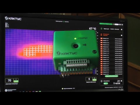 Видео: Тепловизионное реле защиты Кактус