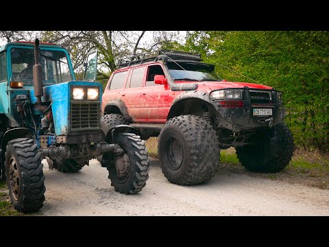 Видео: Offroad. BIGFOOT ПОСПОРИЛ с ТРАКТОРОМ! Новая дорога!