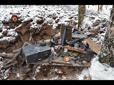 Видео: Фронтовая высотка ч.2 / Wehrmacht dugout in Russian forest p.2