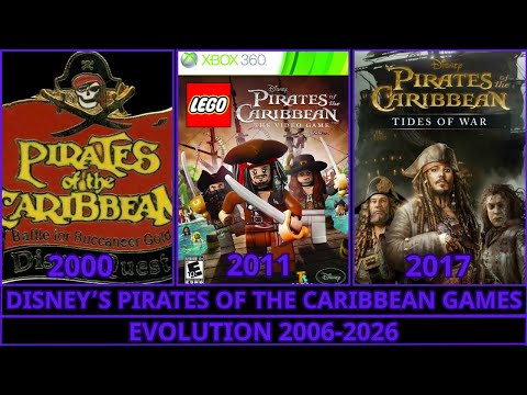 Видео: Эволюция игр Disney «Пираты Карибского моря» 2000–2017
