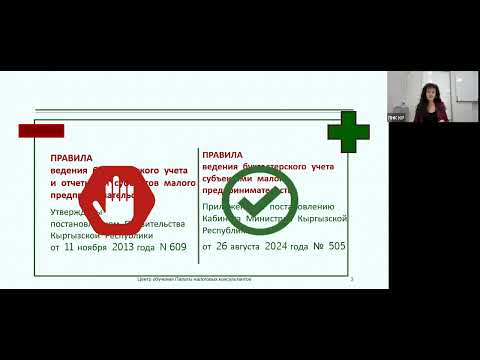 Видео: Новые правила ведения бухучета субъектами малого предпринимательства - краткий информационный обзор