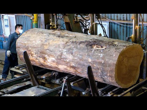 Видео: Деревянный стол от самой дорогой деревянной бубинга. Процесс изготовления стола на фабрике в Корее.