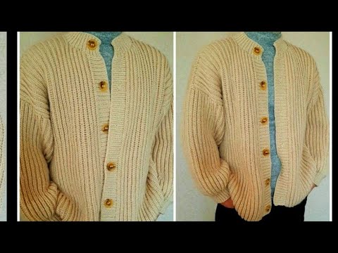 Видео: 50-54 o‘lchamda Yigitlar uchun Jemper to‘qish. Йигитлар учун жемпер тýқиш. Вязание джемпера