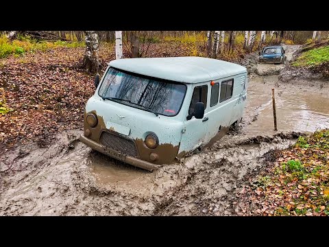 Видео: Они творят ДИЧЬ на бездорожье! УАЗ Буханка против НИВЫ, TOYOTA, SUBARU и БАГГИ