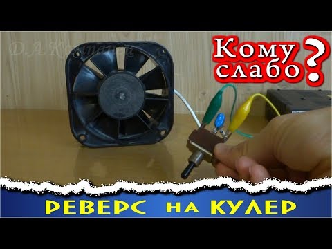 Видео: РЕВЕРС на КУЛЕР / Кому Слабо Запустить Кулер в разные стороны ?