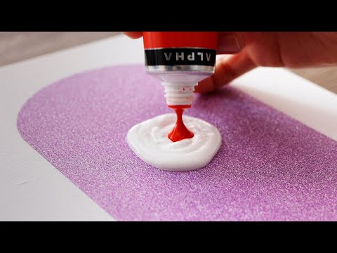 Видео: Великолепный пейзаж из окна | Акриловая картина #520