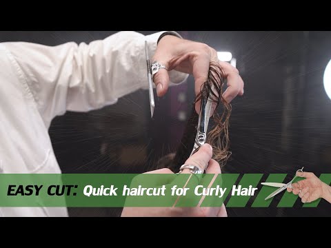 Видео: EASY CUT: Быстрая Стрижка для Кудрявых Волос