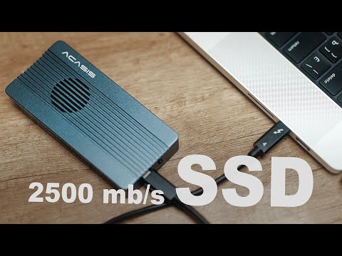 Видео: Очень быстрый SSD m2 в кейсе 2500 mbs