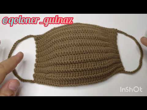 Видео: Маска крючокпен. жарты сағатта маска тоқып алыңыз.