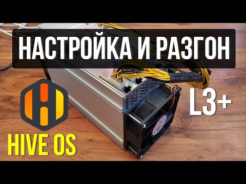 Видео: Hiveos прошивка, настройка и РАЗГОН асика L3+