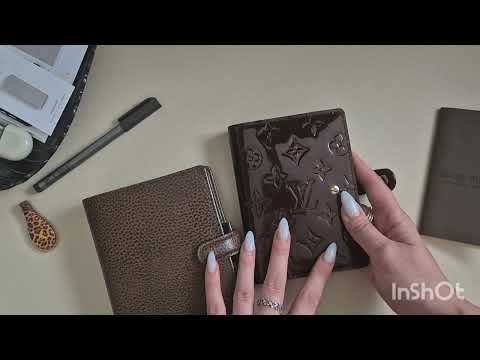 Видео: Переез в новую обложку от louis vuitton/ pocket planer.