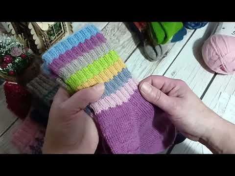 Видео: Носочки декабря и Итоги в СП"Носочная коробочка 4" с Екатериной Шурм