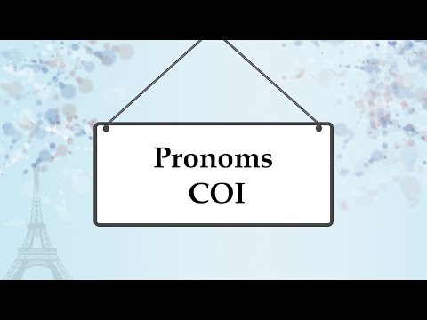 Видео: Местоимения косвенного дополнения во французском языке; Pronoms compléments d'objet indirect