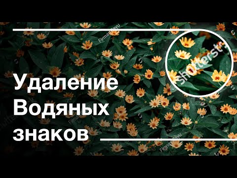 Видео: КАК УДАЛИТЬ ВОДЯНЫЕ ЗНАКИ С ФОТОГРАФИИ