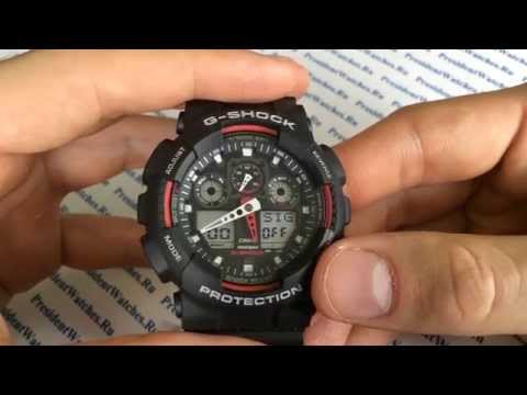 Видео: Как настроить часы Casio G-SHOCK GA-100-1A4ER - инструкция