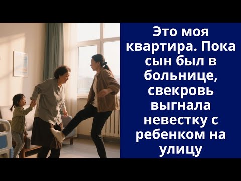Видео: Это моя квартира. Пока сын был в больнице, свекровь выгнала невестку с ребенком на улицу