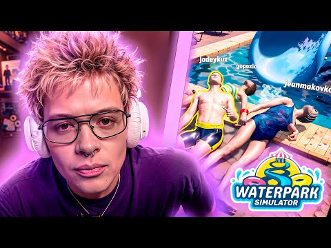 Видео: ДЕНЖЕР ЛЕХА ИГРАЕТ В  СИМУЛЯТОР СТРОИТЕЛЬСТВА  АКВАПАРКА | WATERPARK SIMULATOR