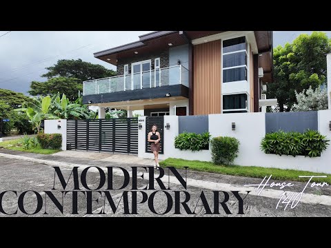 Видео: Экскурсия по дому. Современный дом с 4 спальнями, 140 л, в Пампанге, рядом с выездом NLEX.