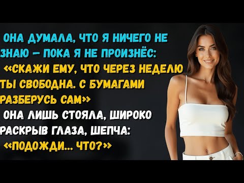Видео: Она думала, что я ничего не знаю… но мой спокойный ответ показал — я был готов раньше её