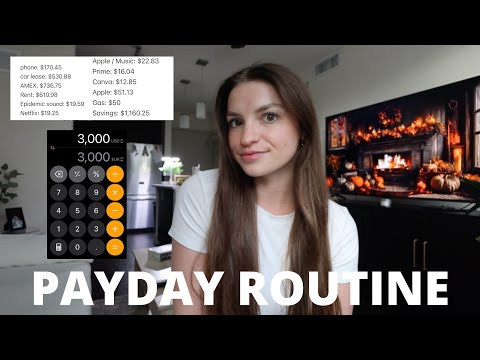 Видео: РАСПИСАНИЕ ДНЯ ЗАРПЛАТЫ РАЗ В ДВЕ НЕДЕЛИ 💰📊: совокупный доход в размере 3000 долларов, обновление...