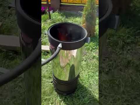 Видео: Печь для бассейна, водонагреватель на дровах TOPMANGAL, сталь 3мм. Видеоотзыв.