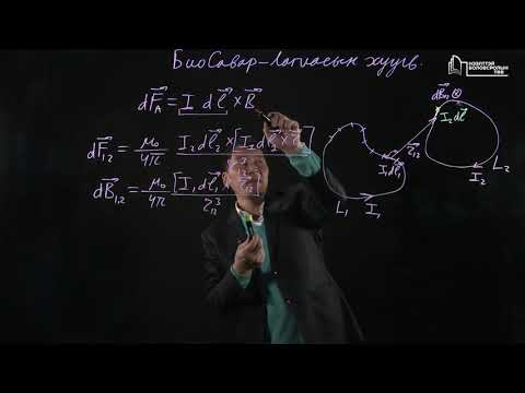 Видео: S.PH102 (Физик 2) хичээлийн Лекц №2-2 "Био-Савар-Лапласын хууль"