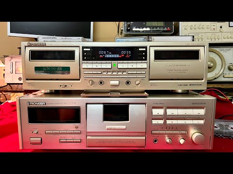 Видео: Pioneer T-WD5R. 2х кассетник. Цифровой