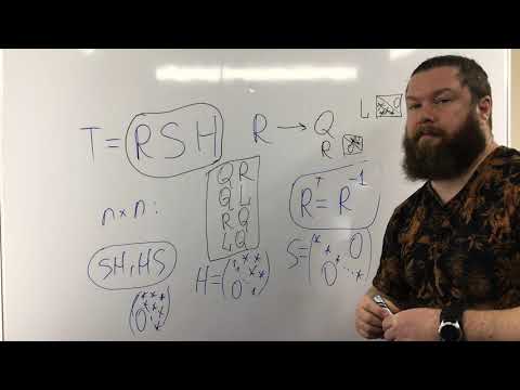 Видео: A.7.33 Разложение матриц: QR, QL, RQ и LQ факторизации (переснято)
