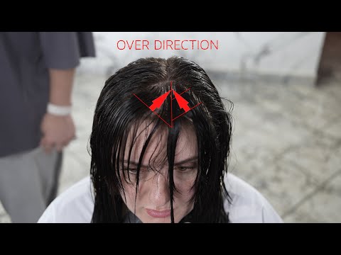 Видео: Текстурные длинные слои для густых волос – пошаговое видео