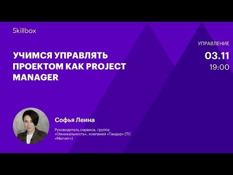 Видео: Учимся управлять проектом как Project Manager