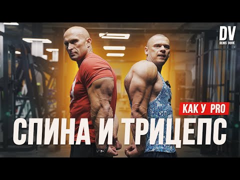 Видео: КАК НАКАЧАТЬ ОГРОМНУЮ СПИНУ И ТРИЦЕПС! Александр Фёдоров | Денис Вовк