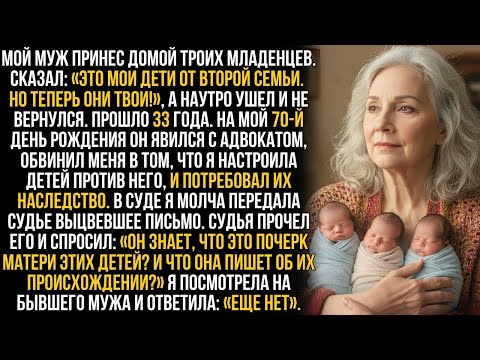 Видео: Муж оставил мне троих детей и исчез — 33 года спустя обвинил меня в краже их наследства.