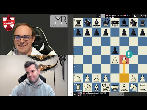 Видео: Королевский ГАМБИТ! Ян Непомнящий - Маркус Раггер