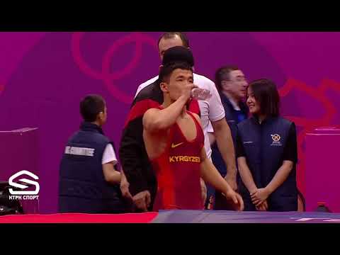 Видео: Zholaman SHARSHENBEKOV (KGZ) vs. Maito KAWANA (JPN)\\Күрөш Азия Чемпионаты жарым финал