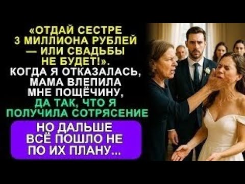 Видео: «Отдай Сестре 3 Миллиона — Или Свадьбы Не Будет!» — А Потом Мама Врезала Мне При Всех...