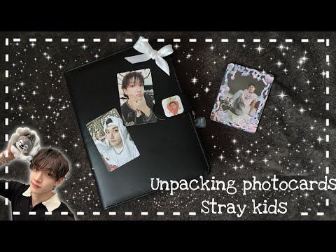 Видео: Огромная распаковка карт Stray kids |Bang Chan|