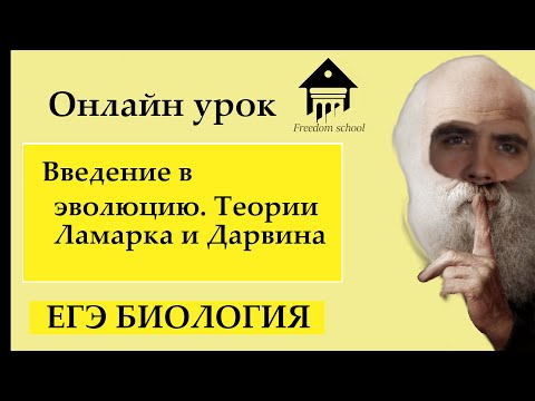 Видео: Введение в эволюцию. Теория Ламарка и Дарвина |ЕГЭ БИОЛОГИЯ|Freedom|