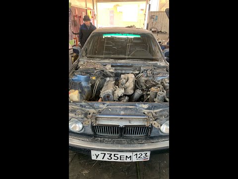 Видео: Тачка со свалки: BMW E32. Сборка двигателя M30B35.