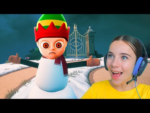 Видео: РЕБЕНОК в жёлтом СЛЕПИЛ СНЕГОВИКА Baby in Yellow