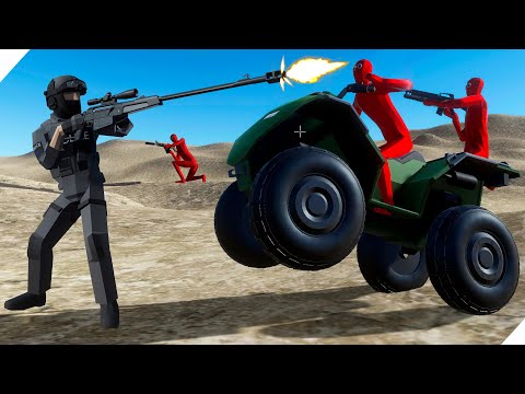 Видео: Битва в окопах против человечков ТАБС! Игра Ravenfield