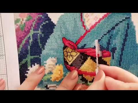 Видео: 158.Как я вышиваю бэкстич.